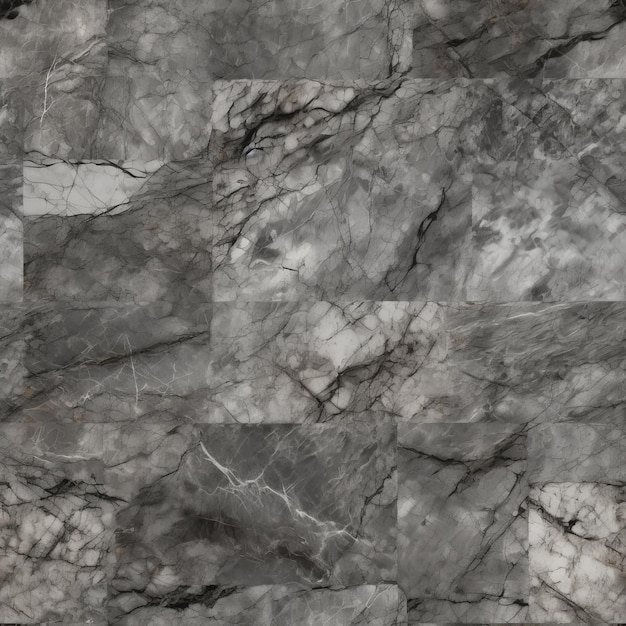 Zdjęcie wspólna powierzchnia marmuru wysoka certyfikacja charakterystyczna powierzchnia z szarego marmuru jednolity wzór ai generowany