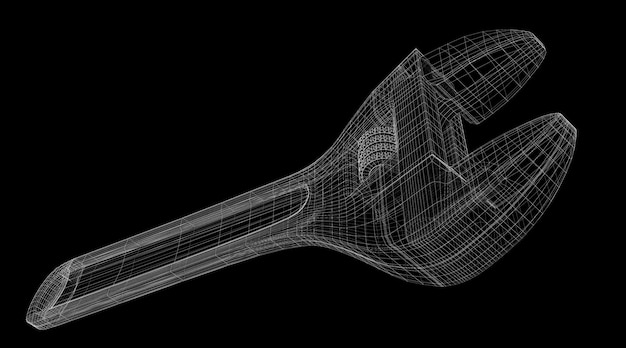 Wszechstronny klucz wielofunkcyjny jako model szkieletowy