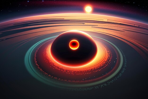 Zdjęcie wszechświat planeta przestrzeń galaktyka czarna dziura układ słoneczny droga mleczna tapeta tło ilustracja
