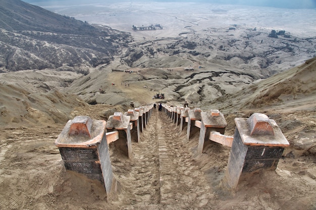 Wulkan Bromo w Jawa wyspie, Indonezja