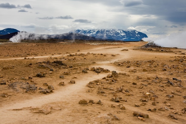 Wulkan Burfell Islandia