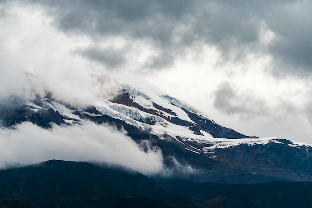 Wulkan Chimborazo Andy Góry Ekwador