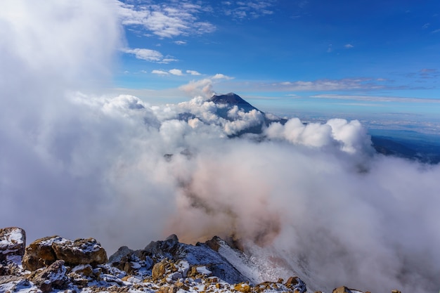 Wulkan Popocatepetl w meksyku puebla