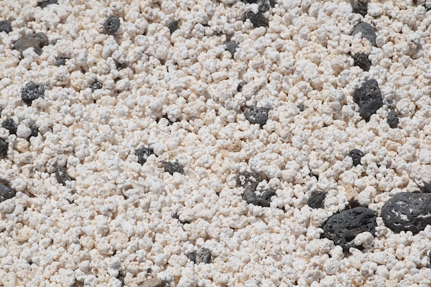 Zdjęcie wulkaniczna tekstura gleby podobna do popcornu