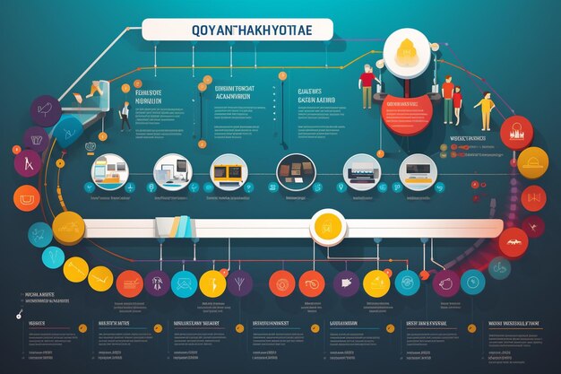 Zdjęcie wybitna infografika przedstawiająca wskazówki dla generative ai