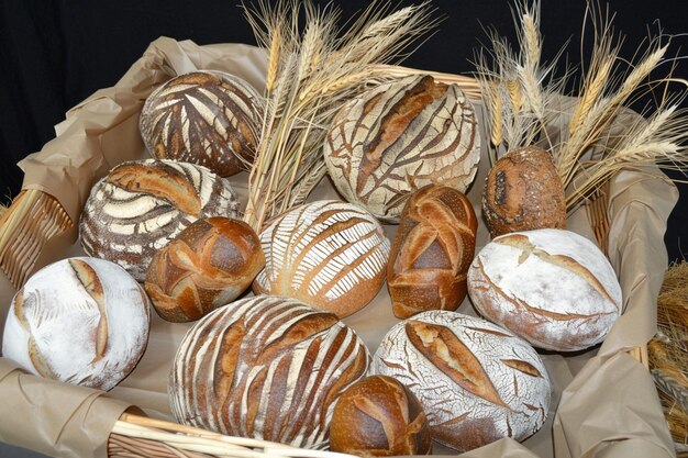 Wybór chlebów z mąki pszenicznej Pyszny i odżywczy