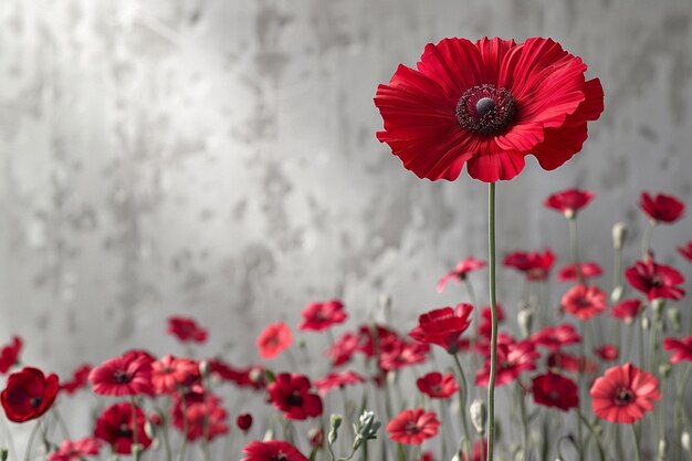 Wybór różnych czerwonych kwiatów HD 8K tapety Zdjęcie fotograficzne