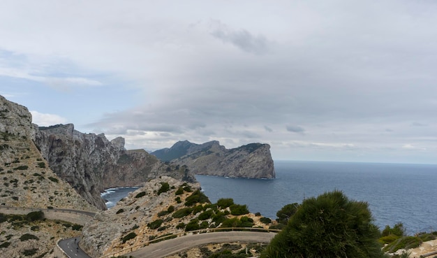 Wybrzeże, Cape Formentor na Majorce, Hiszpania