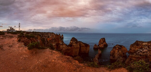 Wybrzeże Ponta da Piedade Lagos Algarve Portugalia