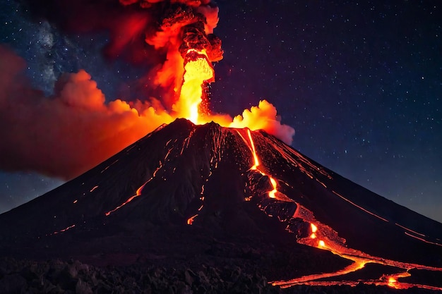 Wybuch wulkanu Noc ognia i wściekłości