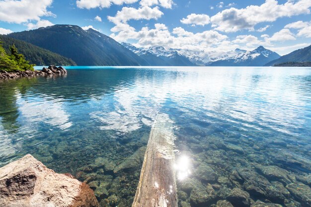 Wycieczka Do Turkusowego Jeziora Garibaldi W Pobliżu Whistler, Bc, Kanada.