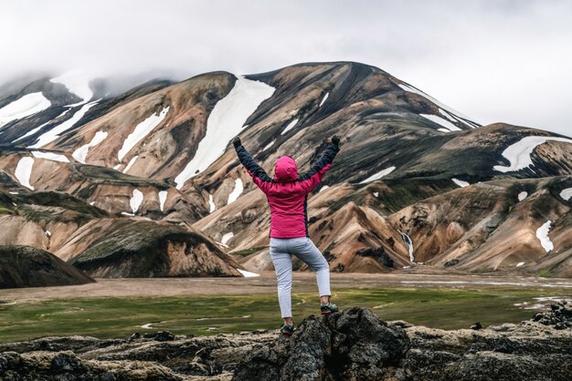 Wycieczka podróżnicza w Landmannalaugar Iceland Highland