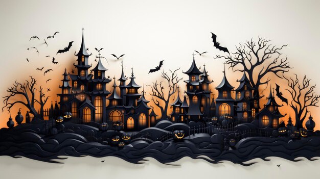 Wydarzenie tematyczne Halloween Back Drop