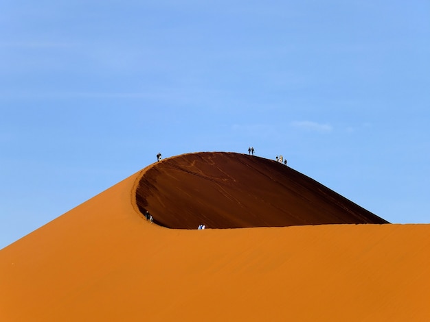 Wydmy w Namib pustyni, Sossusvlei, Namibia