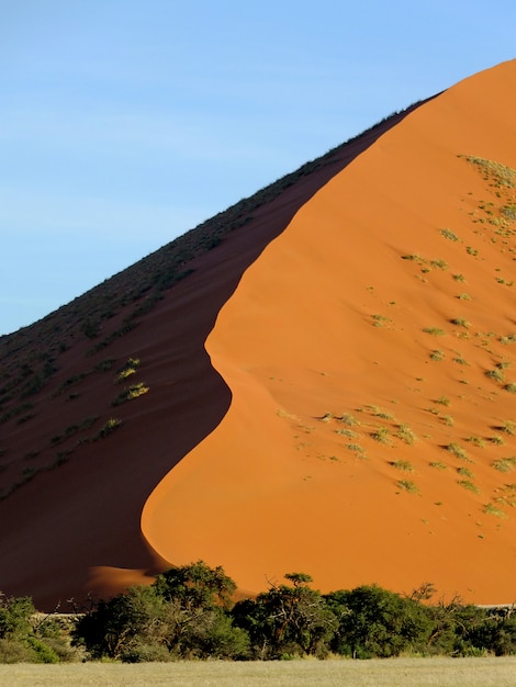 Wydmy w Namib pustyni, Sossusvlei, Namibia