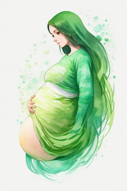 Wydrukuj zdjęcie Kobieta w ciąży