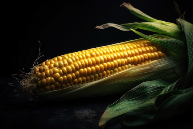Wygenerowana sztuczna inteligencja kolby kukurydzy