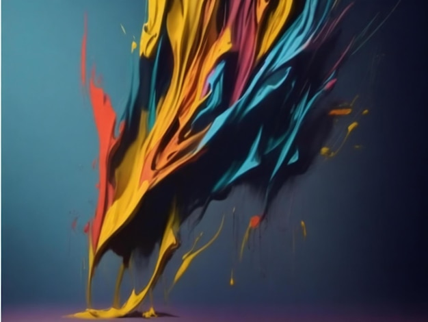 Wygenerowano sztuczną inteligencję farby rozpryskowej Rainbow Art