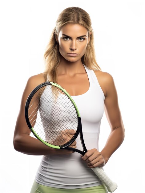 Zdjęcie wygenerowano sztuczną inteligencję mistrzyni tenisistki