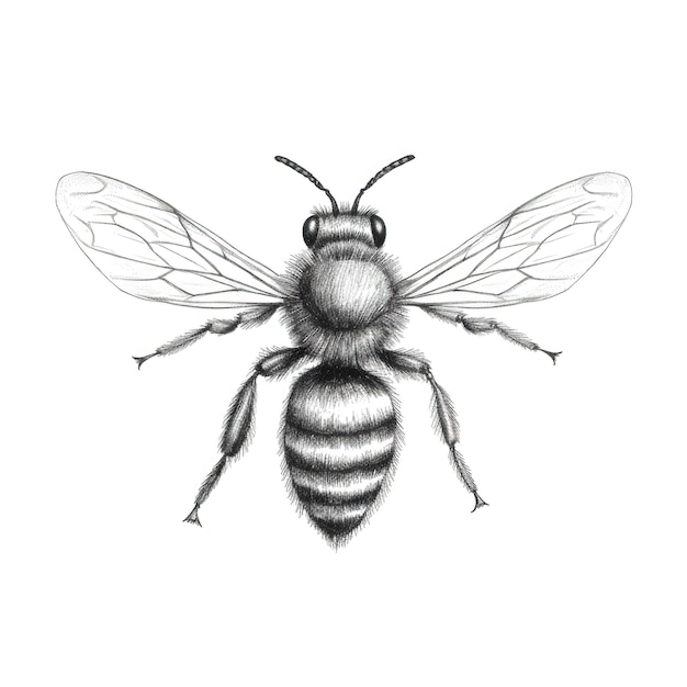 Zdjęcie wygenerowano sztuczną inteligencję pszczół zwierzęcych