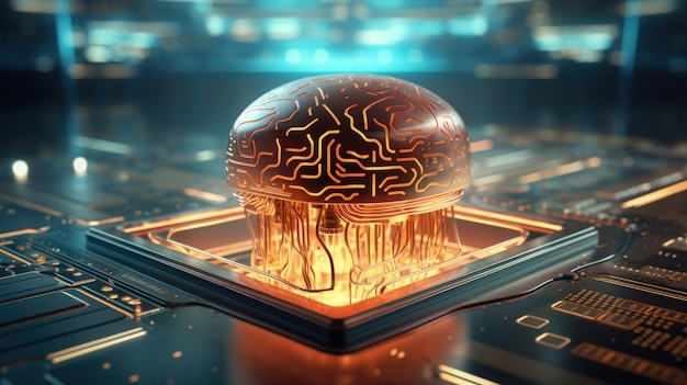 Wygenerowany komputerowo obraz mózgu