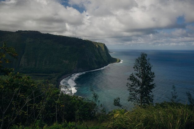 Wygląd doliny Waipio na Wielkiej Wyspie Hawajów