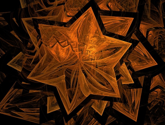 Wyimaginowany fraktalny abstrakcyjny obraz tła
