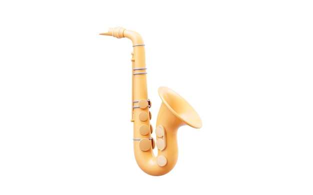 Wyizolowany Instrument Muzyczny 3d Renderowanie Ilustracja 3d