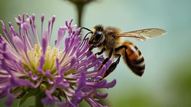 Wyjaśnij wzajemność między pszczołą a kwitnącym kwiatem