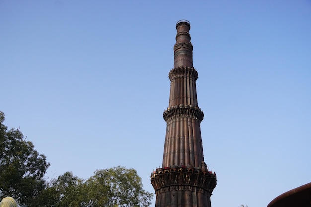 Wykonane Qutub Minar W Parku Bharat Darshan