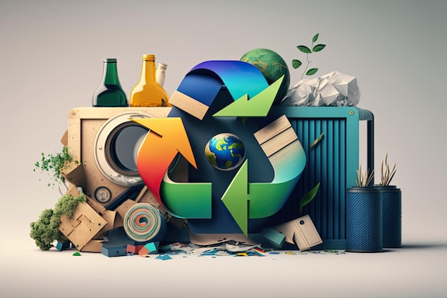Wykorzystanie materiałów pochodzących z recyklingu do tworzenia nowych produktów i zmniejszania ilości odpadów w środowisku