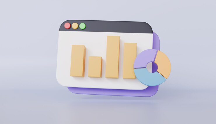 Zdjęcie wykres sprawozdania biznesowego i wykres pączkowy wykres wzrostu wykres optymalizacji seo strategia biznesowa