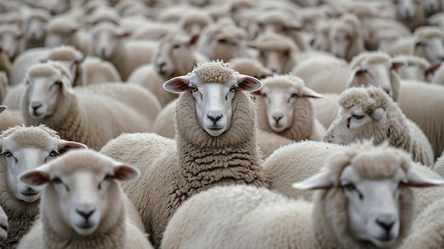 Wyróżniając się z Lamą w owcach