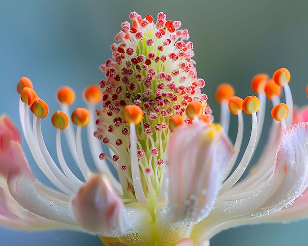 Zdjęcie wyśmienite hibiskusy stamen i pistil