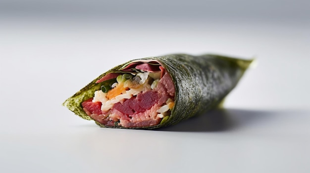Wyśmienite przysmaki sushi przedstawione na apetycznych fotografiach