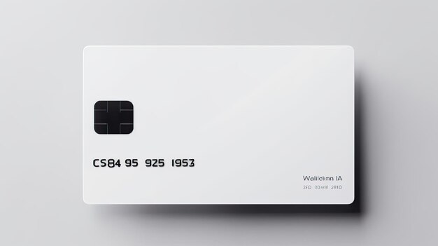 Zdjęcie wysokiej jakości maketa karty kredytowej z edytowalnym tekstem i odizolowanym projektem