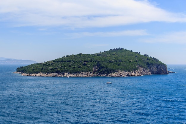 Wyspa Lokrum na Morzu Adriatyckim, niedaleko Dubrownika, Chorwacja