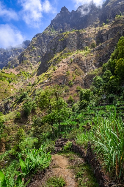 Wyspa Santo Antao na Wyspach Zielonego Przylądka