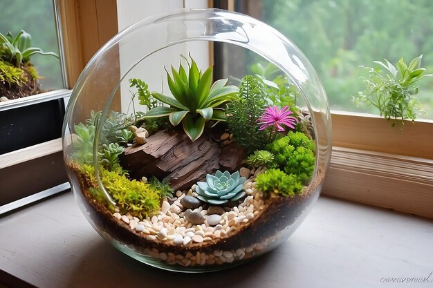 Zdjęcie wyświetlacz terrarium diy