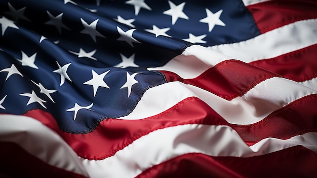 Wyświetlanie flagi patriotycznej dumy USA