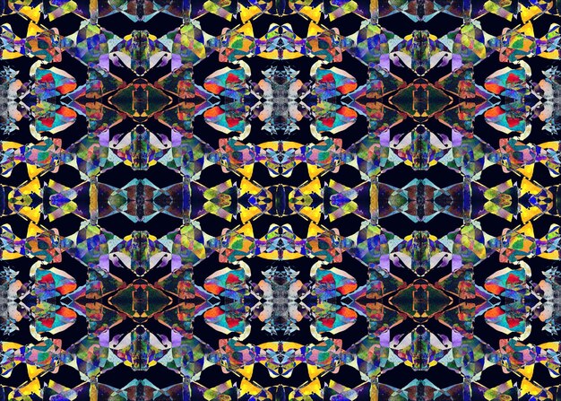 Wzór Azteków. Projekt plemienny. Geometryczny wzór. Projekt trójkątów i słupków Navajo. Pochodzenie etniczne Azteków Majów. Akwarela abstrakcyjna geometryczna tapeta graficzna. Sztuka współczesna rdzennych Amerykanów