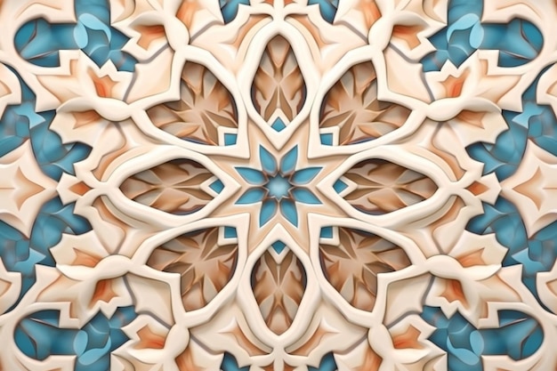 Wzór płytki z napisem Alhambra
