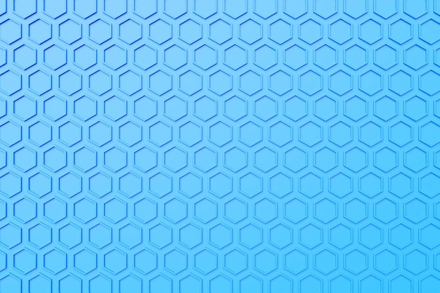 Wzór prostych geometrycznych sześciokątnych kształtów mozaiki tła ilustracja 3d