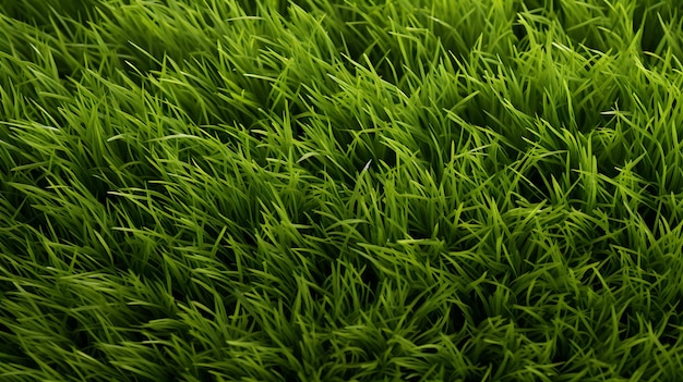 Wzorcowa trawa na dzikim trawniku