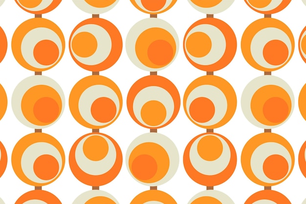Wzorzec png przezroczysty tło retro geometryczny kształt okręgu