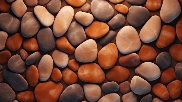 Zdjęcie wzorzec tła kamieni wygenerowany przez sztuczną inteligencję