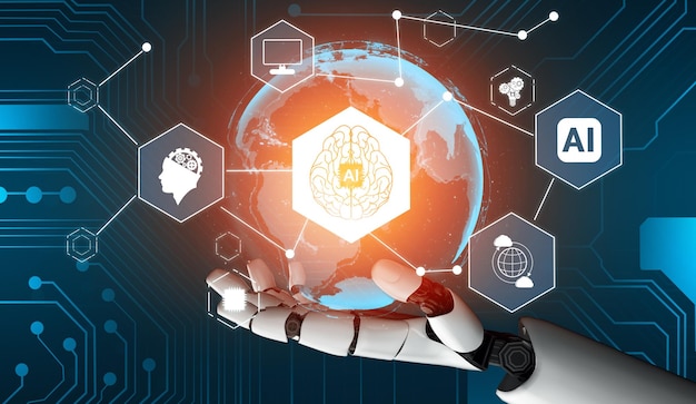 XAI - futurystyczna koncepcja sztucznej inteligencji robota