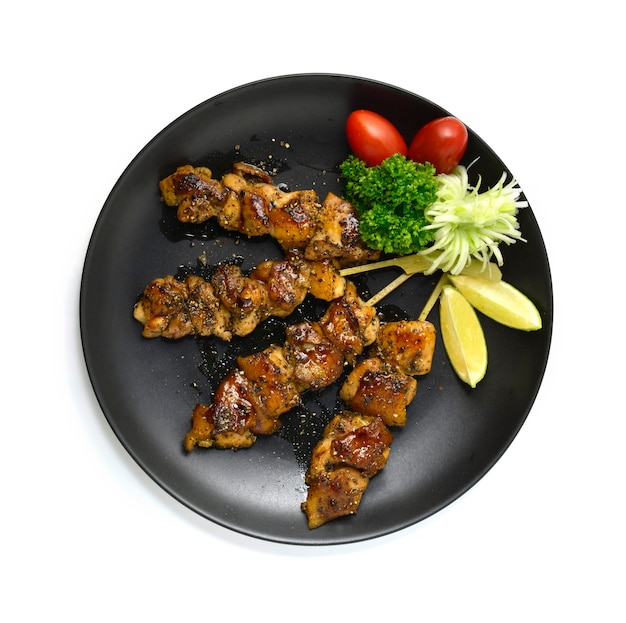 Yakitori grillowany boczek i złota igła