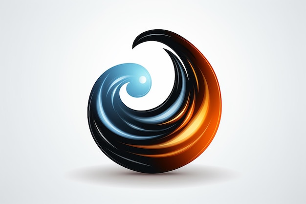 yin i yang symbol wektor sztuki AI generowane