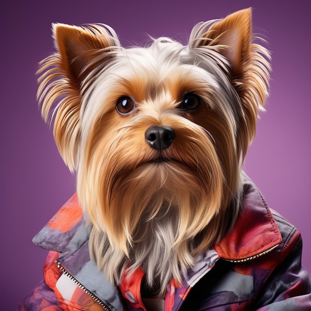 Yorkshire Terrier w studiu